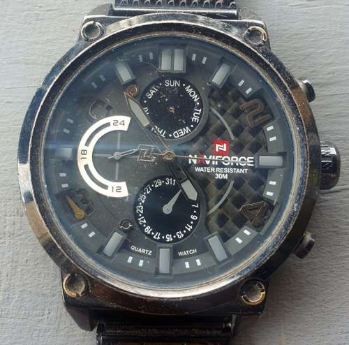 NavyForce Mens Wrist  Watch. Working (Q2) Needs Battery