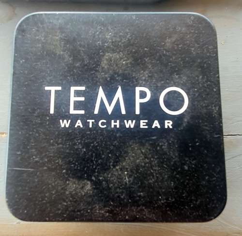 Tempo Chronograph Multi Functional Mens Wrist Watch Works (Q27)