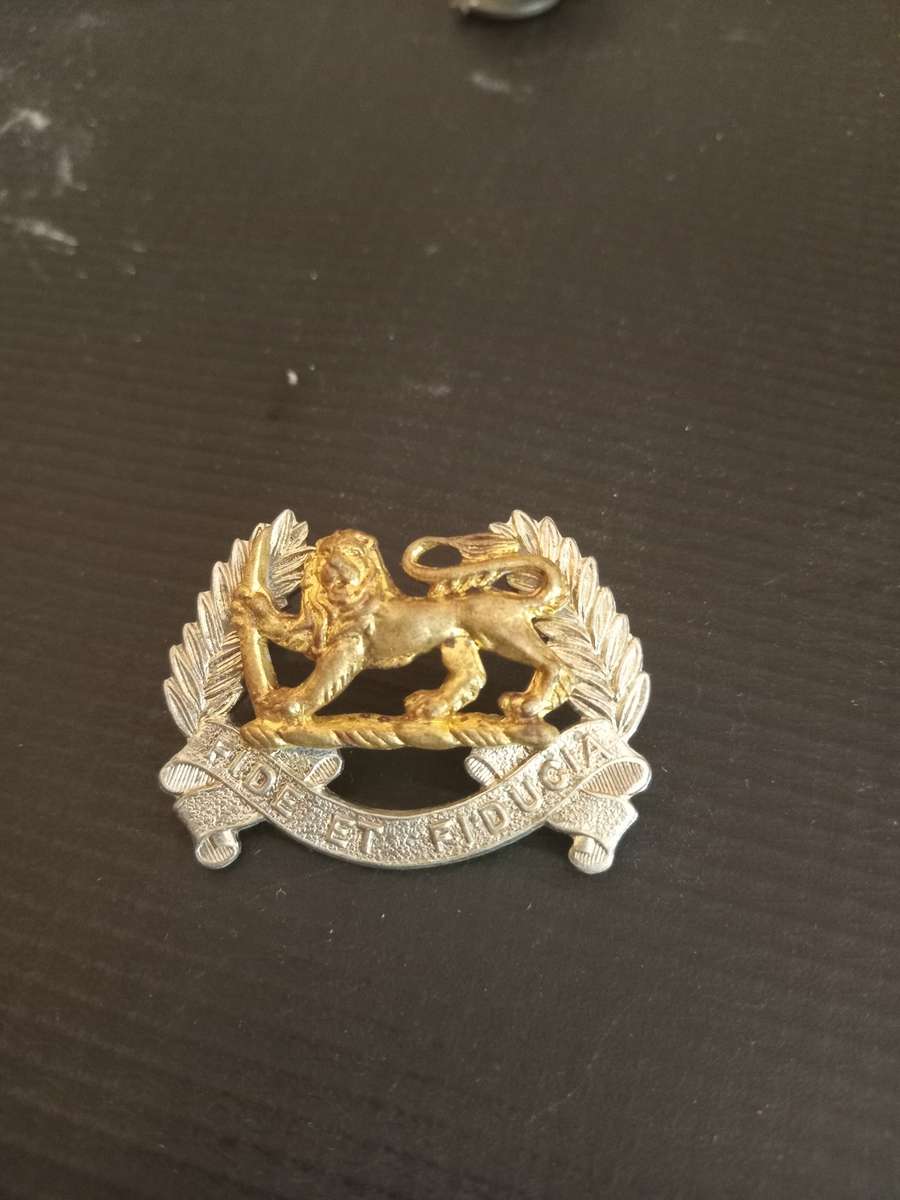 Rhodesian Army Pay Corps Cap badge. See description