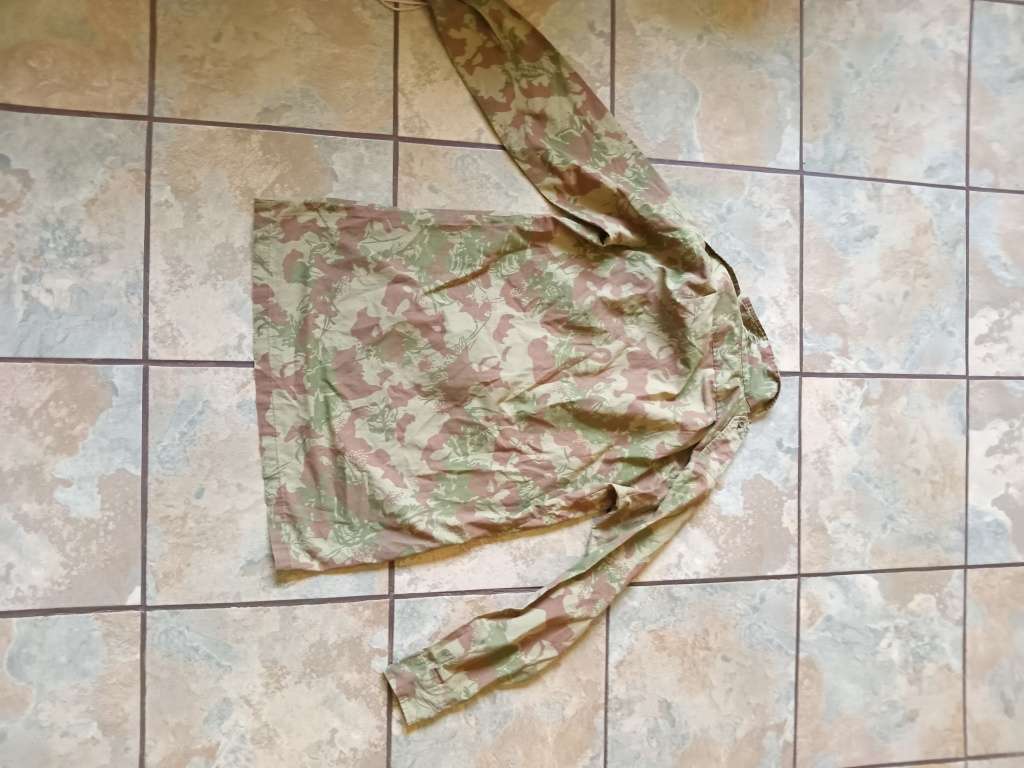 SAP Camo Police Long Sleeve shirt. All buttons intact