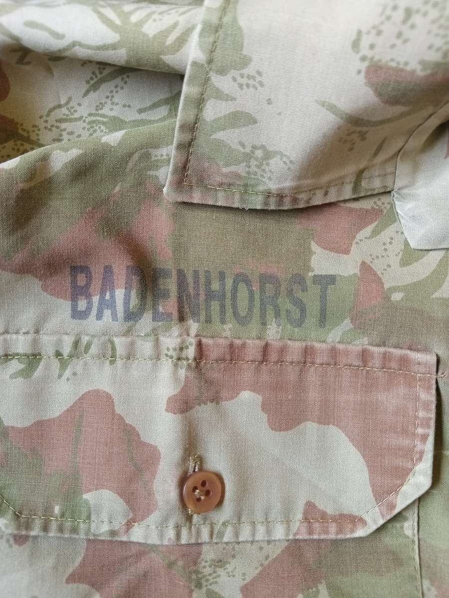 SAP Camo Police Short Sleeve shirt. All buttons intact no holes or tears