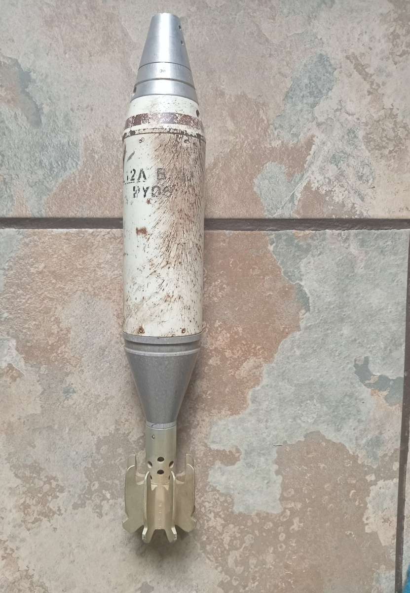 60mm Illuminating Mortar Round deactivated