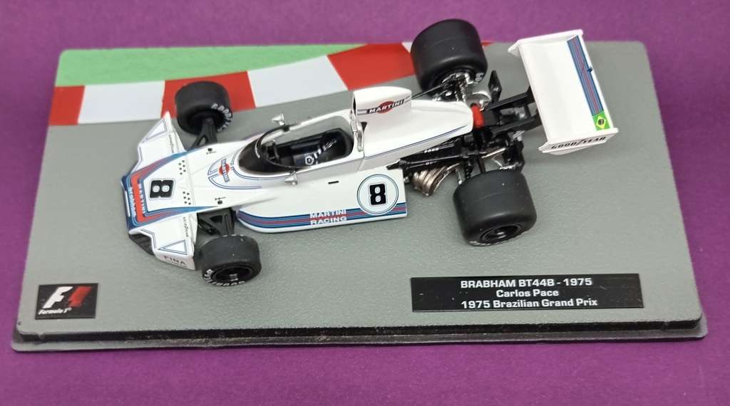 Brabham Bt44B  die-cast model car - 1975 - Carlos Pace- scale 1/43