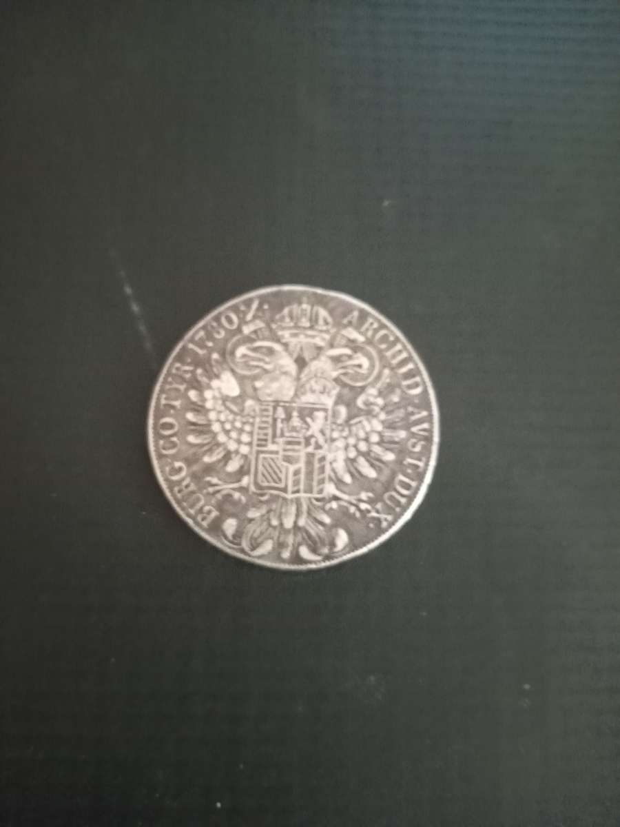 1780 Austria Maria Theresa Thaler Silver Coin