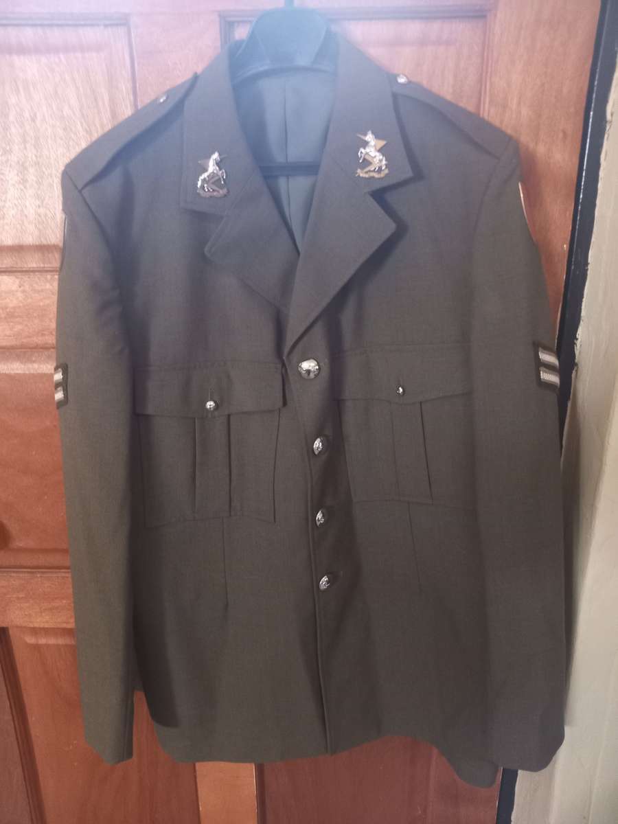 SADF TDK Tunic with Flashes and Collar badges