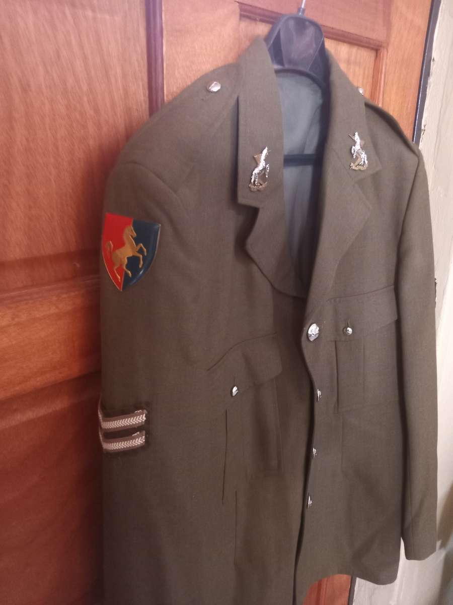 SADF TDK Tunic with Flashes and Collar badges