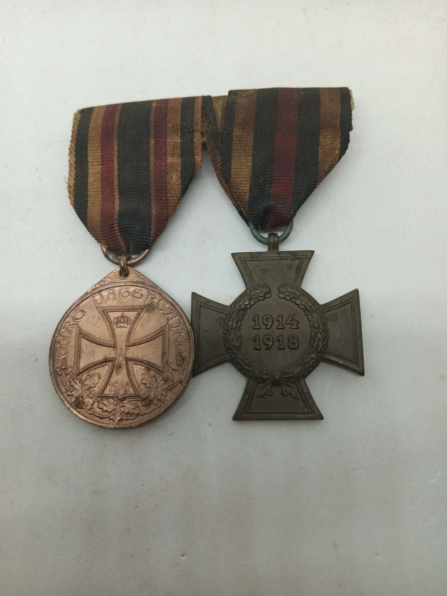 3 WW1 German War medals
