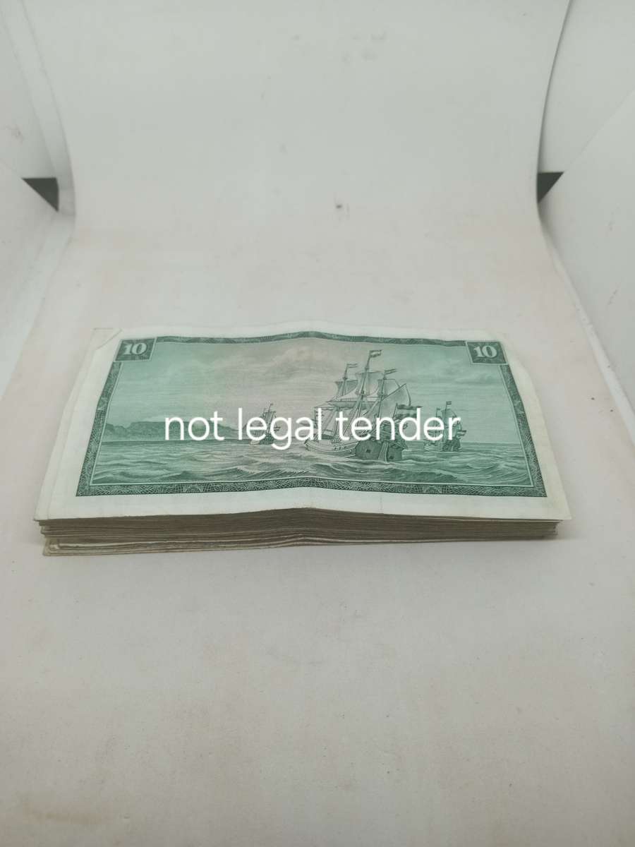 100 TW de Jongh Ten Rand Banknote. Afr / Eng