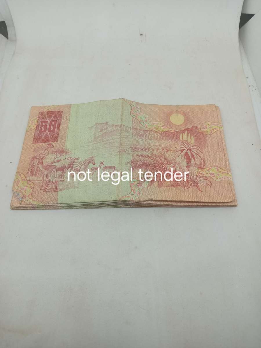 10 GPC de Kock Fifty  Rand Banknote. Afr/Eng