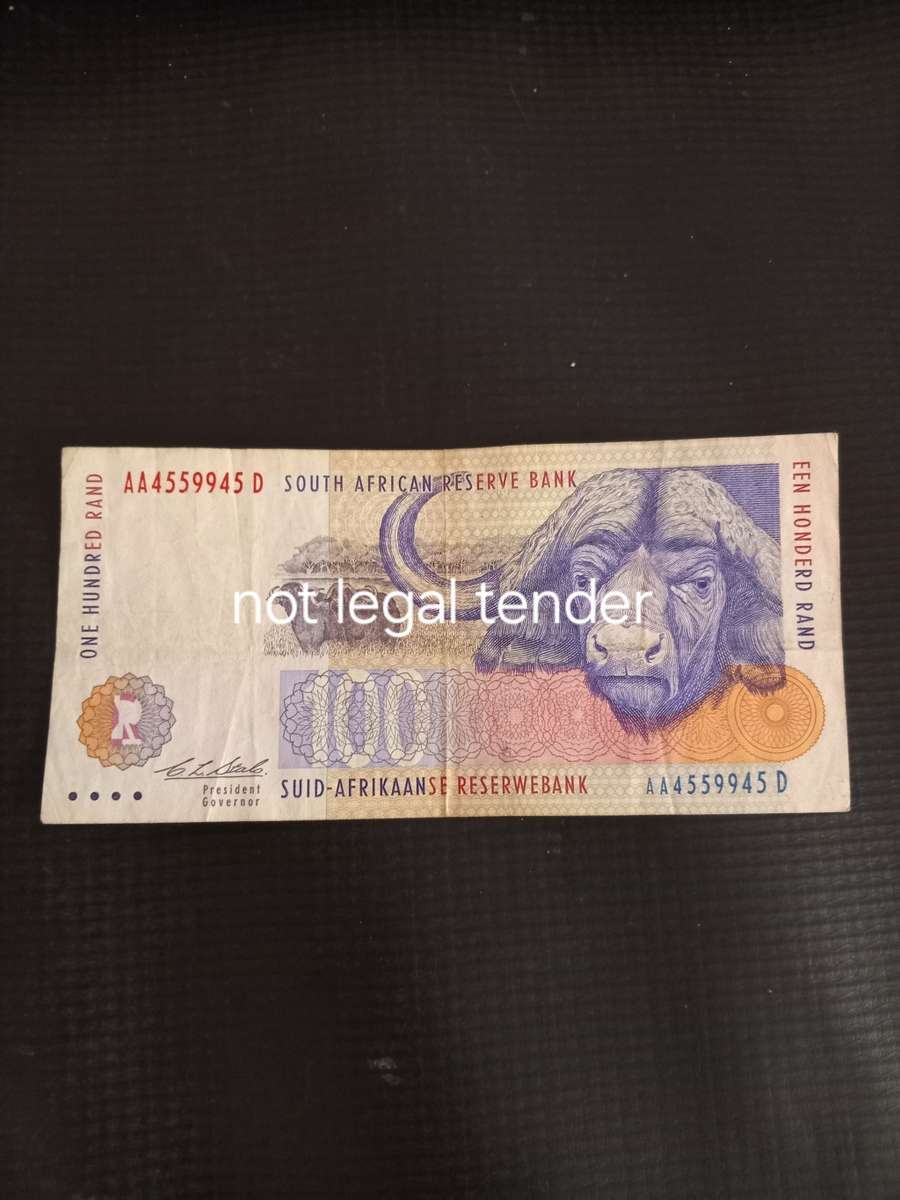 Tito Mboweni 1st issue R100 Banknotes ( AA)