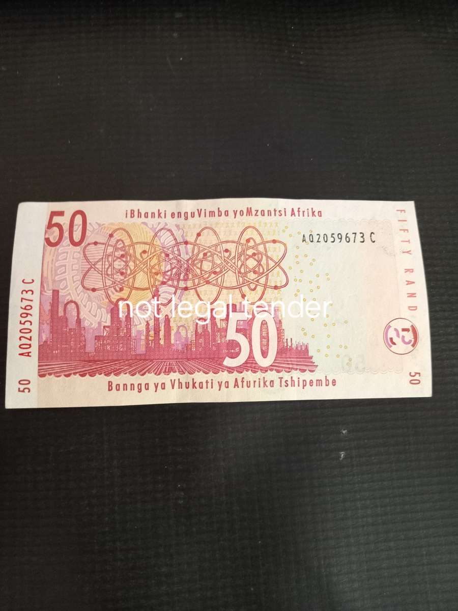 Tito Mboweni 2nd issue R50 Banknotes difficult