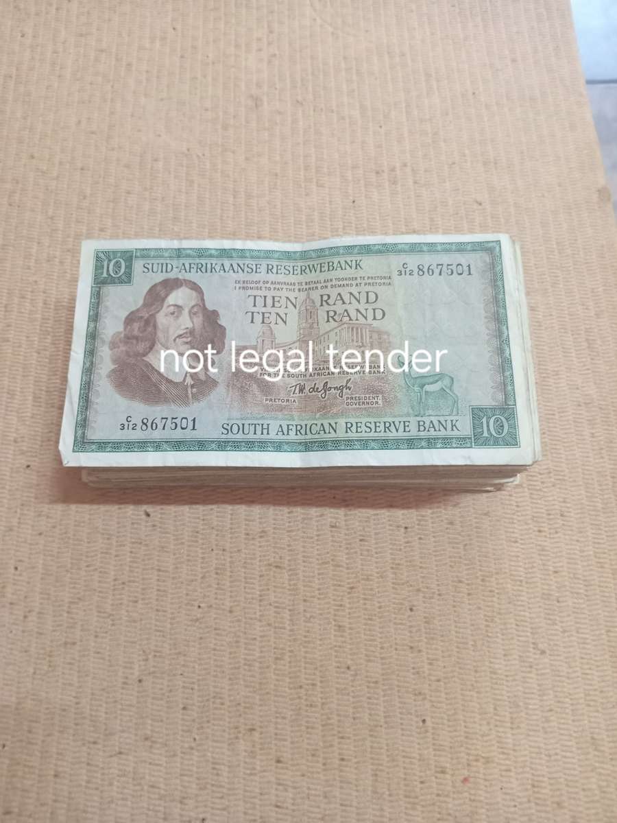 53 TW de Jongh Ten Rand 1st and 3rd issue Banknote