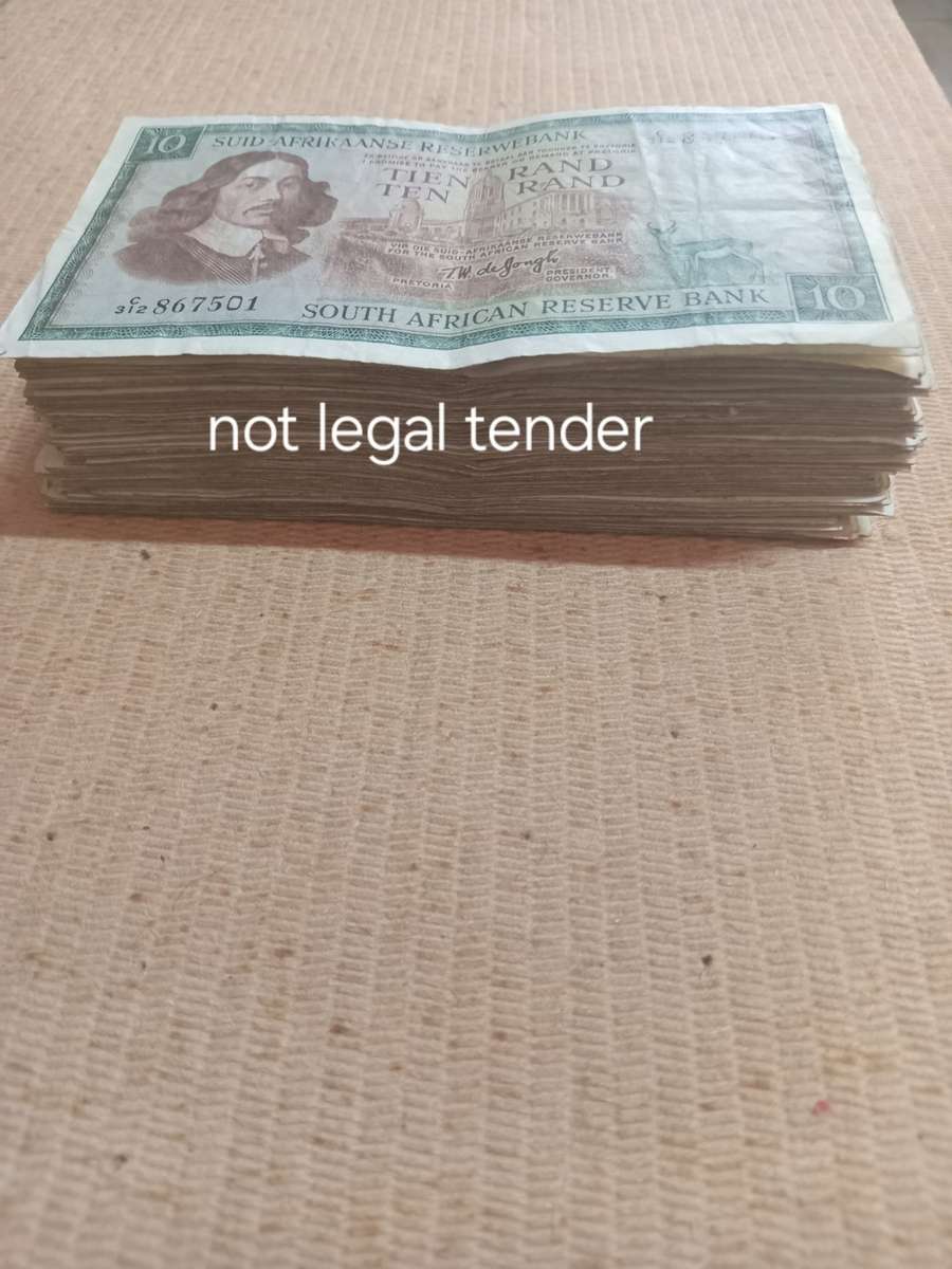 53 TW de Jongh Ten Rand 1st and 3rd issue Banknote