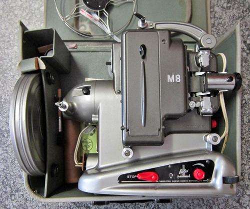 ## Bolex Pailard M8 Projector in original Carry Case ##