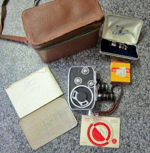 ## Bolex Pailard 8 - 8mm Film Recorder Working with Extra Kitara Telephoto Lens ##