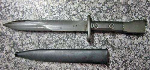 ## South African Police FN/R1 bayonet ##