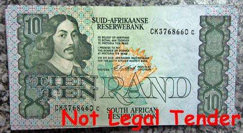 ## Collection of  VF-A/UNC C.L. Stals R10 Notes ** Bid per Note for the LOT##