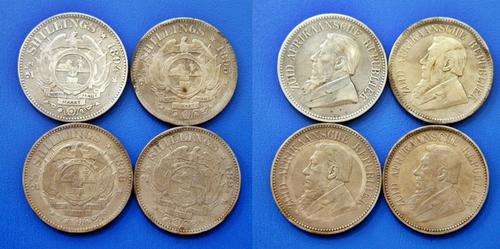 ## Collection ZAR 2.5 Shillings Coins ** 1894/1895/1896 & 1897 ##