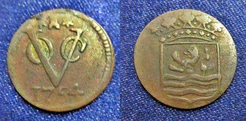 ## 1754 VOC Shipwreck Coin ##