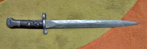 ## WWI Wilkinson double edged bayonet Blade +/-31cm * Blade has some corrosion ##