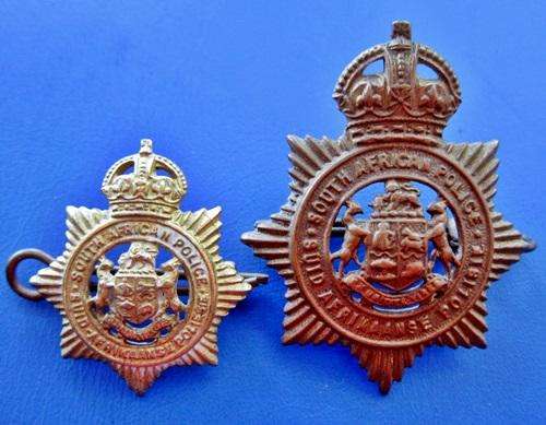 ## South African Police Cap & Collar Badges (Colin 1906/05) ##