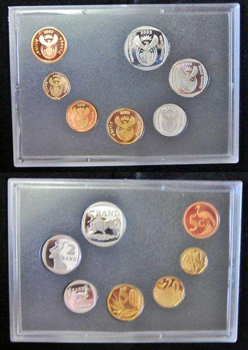 ## 2003 South Africa Short Proof Set ##