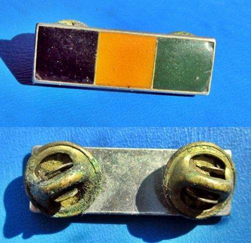 ## SA Infantry Corps Beret Bar Second Type Black/Yellow/Green ** Dinnes 51 ##