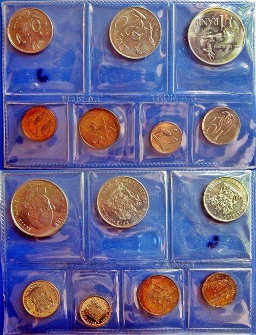 ## 1985 South Africa UNC Set/Mint Pack ##