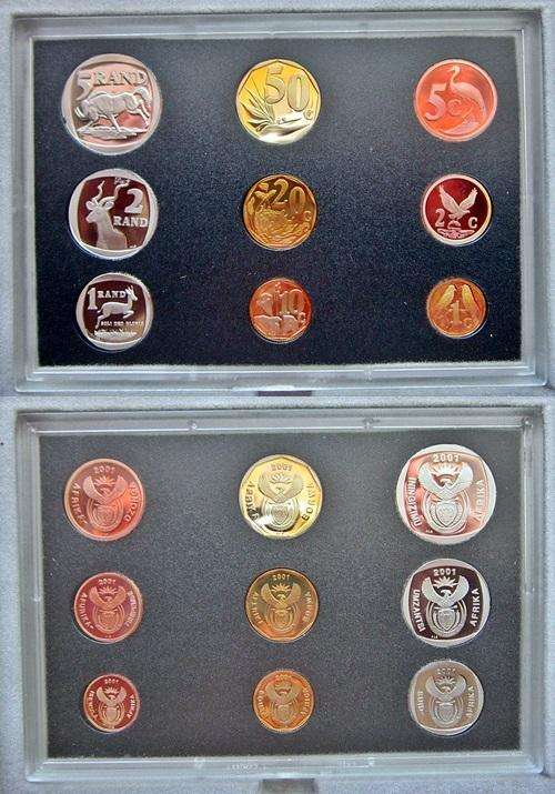 ## 2001 South Africa Proof Set ##
