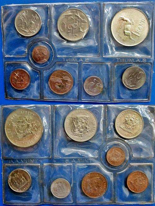 ## 1975 South Africa UNC Set/Mint Pack with Silver R1 ##