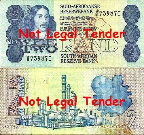 ## Replacement G.P.C. de Kock 1st Issue R2 Note W8 739870 ##