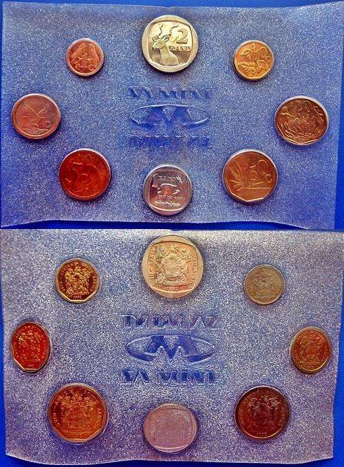 ## 1992 South Africa UNC Set/Mint Pack ##