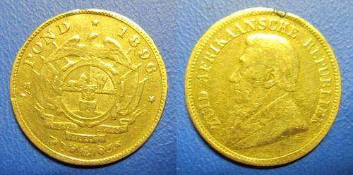 ## 1896 ZAR Gold 1/2 Pond ##