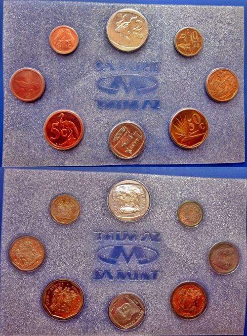 ## 1990 South Africa UNC Set/Mint Pack ##