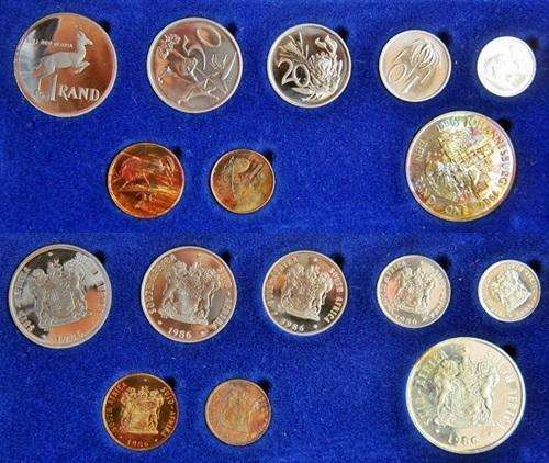 ## 1986 South Africa Short Proof Set ##