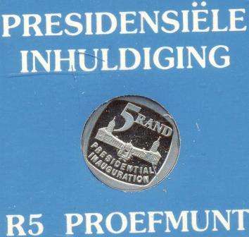 ## Proof 1994 Presidential Inauguration ## Problem free