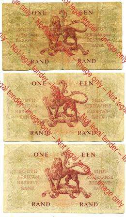 ## One Rand G Rissik Banknotes ##