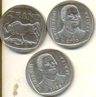 ## 2000 Mandela R5 Coin##