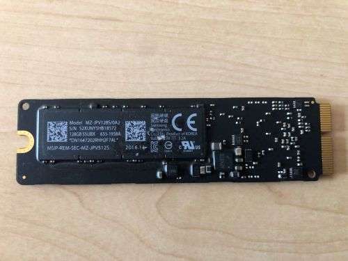 MacBook 128GB SSUBX SSD for 2013 - 2016 MacBook Pro/Air models A1465/A1466/A1502/A1398