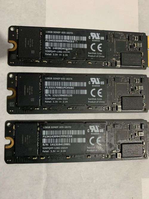 Sandisk 128GB SDNEP SSD for MacBook Pro/Air A1465/A1466/A1502