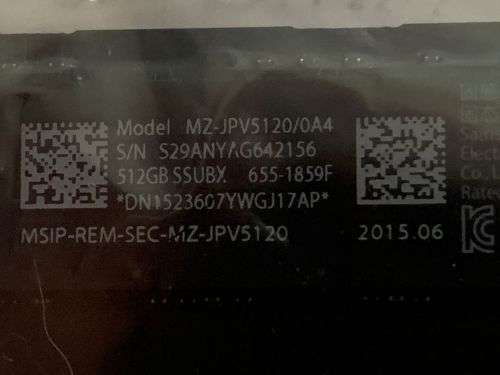 512GB SSD FOR MACBOOK PRO 12+16 PIN