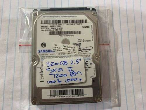Samsung 320GB Laptop HDD