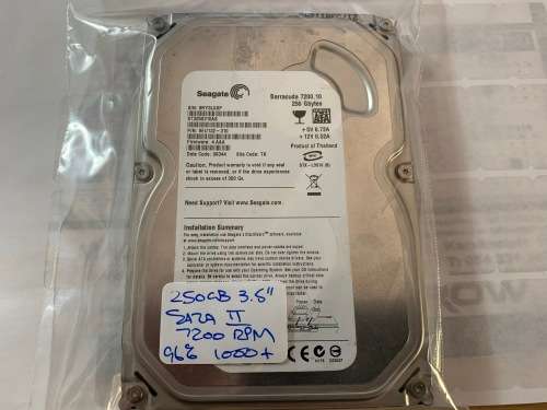 SEAGATE 250GB DESKTOP HARD DRIVE