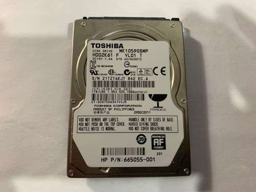TOSHIBA 1TB LAPTOP HDD