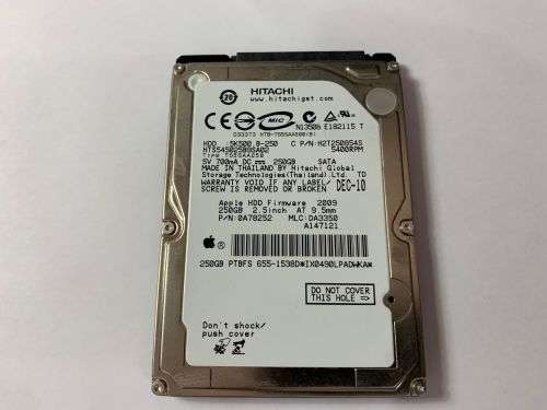 HITACHI 250GB LAPTOP HDD