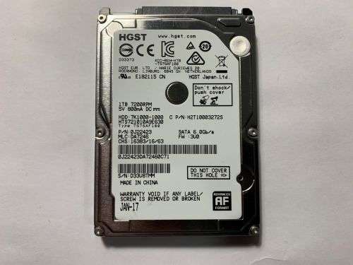 HGST 1TB Laptop HDD