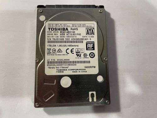 TOSHIBA 1TB LAPTOP HDD