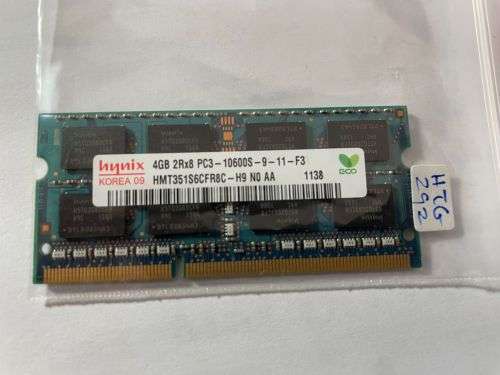 ASSORTED 4GB DDR3 LAPTOP MEMORY MODULES X 4
