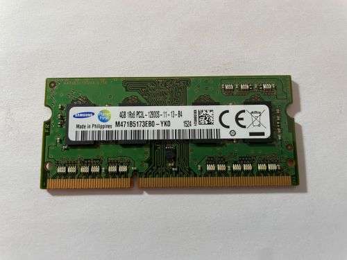 ASSORTED 4GB DDR3 LAPTOP MEMORY MODULES X 4