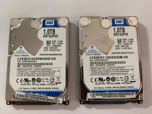 WD BLUE 1TB LAPTOP HDD
